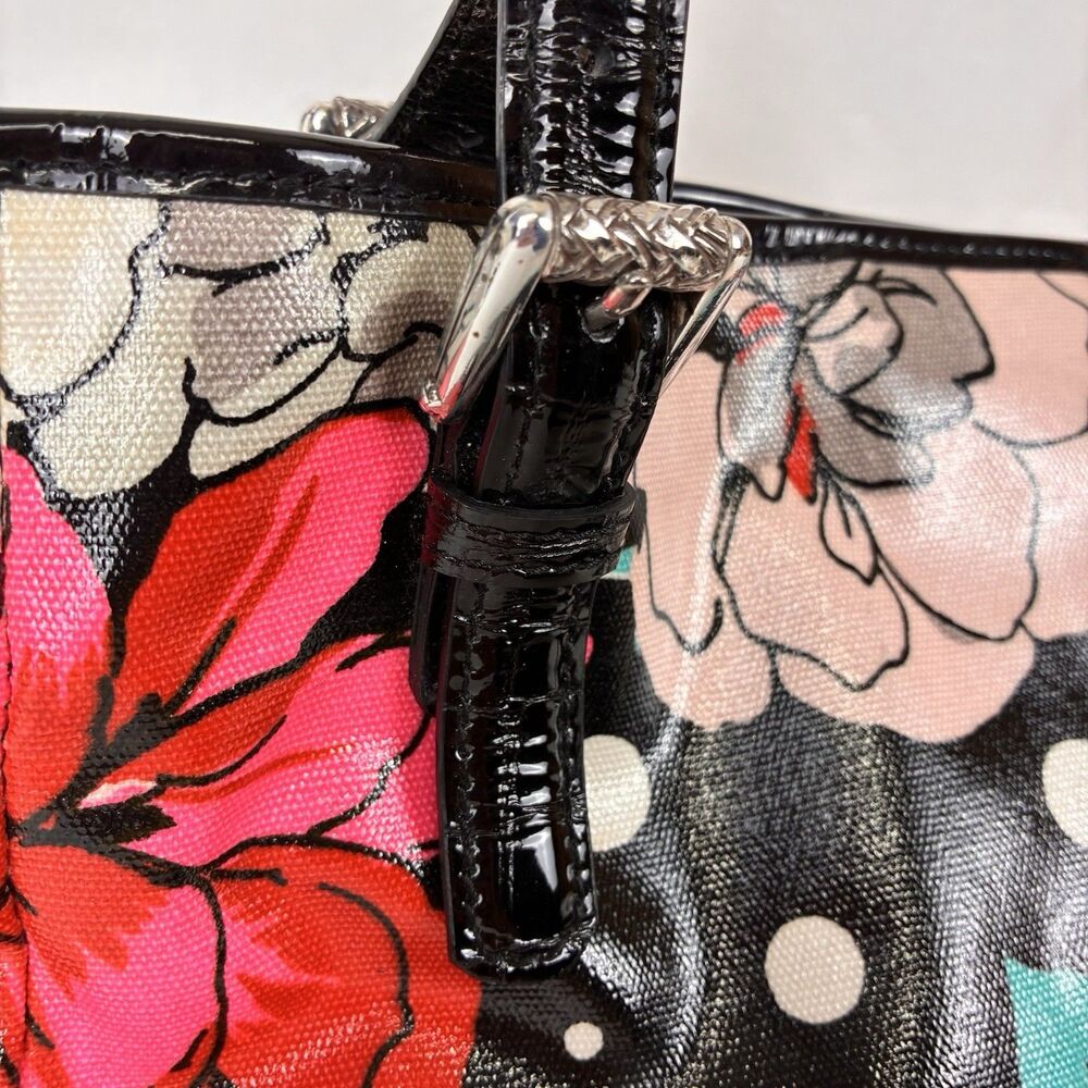Brighton Floral Madison Rose 2-strap Shoulder Tote Bag - Water Resistant Purse - Picture 4 of 16